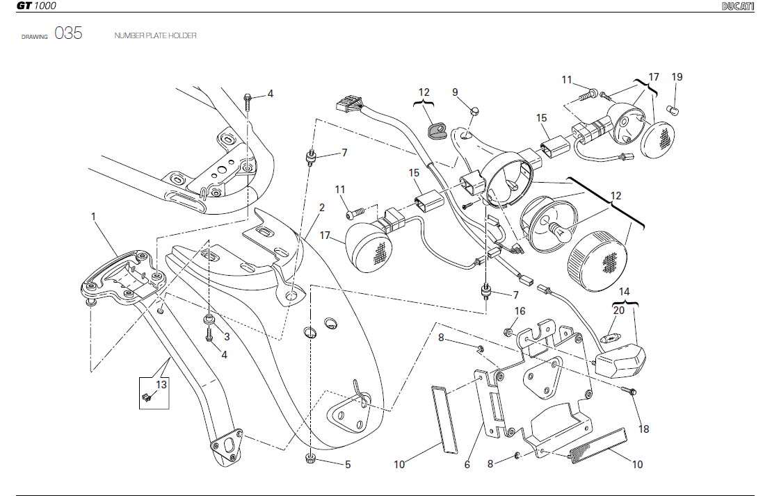 12NUMBER PLATE HOLDERhttps://images.simplepart.com/images/parts/ducati/fullsize/SCGT1000_USA_2009082.jpg