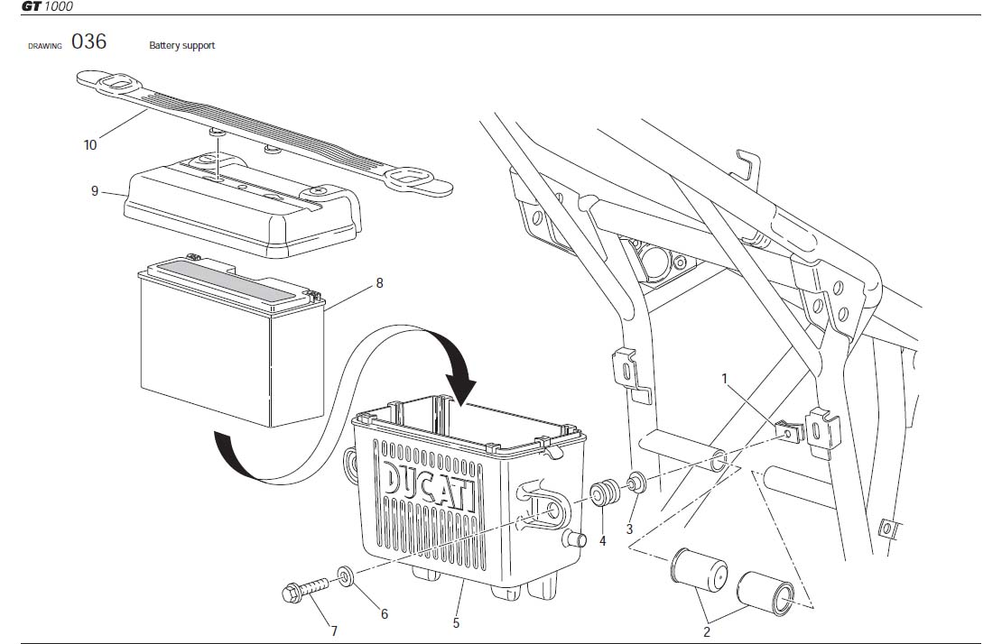 9Battery supporthttps://images.simplepart.com/images/parts/ducati/fullsize/SCGT1000_USA_2010082.jpg