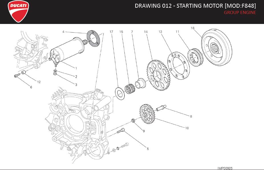 7DRAWING 012 - STARTING MOTOR [MOD:F848]; GROUP ENGINEhttps://images.simplepart.com/images/parts/ducati/fullsize/SF848_USA_MY15_EN040.jpg