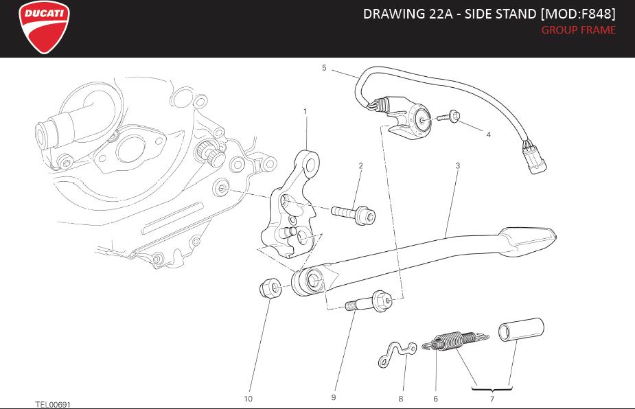 8DRAWING 22A - SIDE STAND [MOD:F848]; GROUP FRAMEhttps://images.simplepart.com/images/parts/ducati/fullsize/SF848_USA_MY15_EN118.jpg