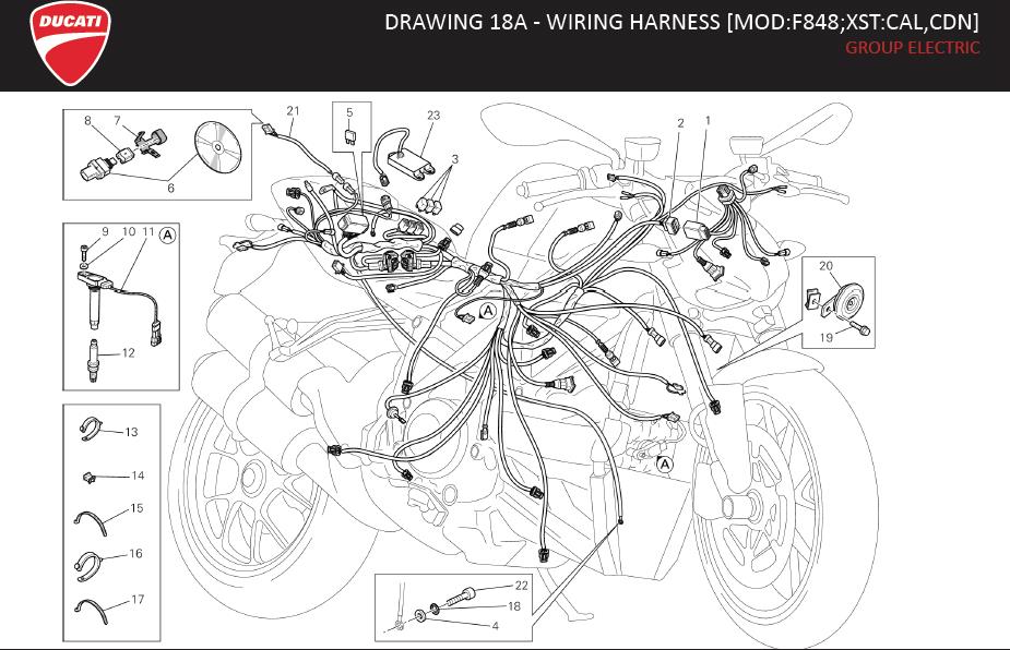 12DRAWING 18A - WIRING HARNESS [MOD:F848;XST:CAL,CDN]; GROUP ELECTRIChttps://images.simplepart.com/images/parts/ducati/fullsize/SF_848_MY13_USA_EN014.jpg