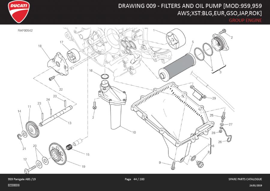 6DRAWING 009 - FILTERS AND OIL PUMP [MOD:959,959; AWS;XST:BLG,EUR,GSO,JAP,ROK]; GROUP ENGINEhttps://images.simplepart.com/images/parts/ducati/fullsize/SPC_-_959_PANIGALE_-_EN_-_MY19044.jpg