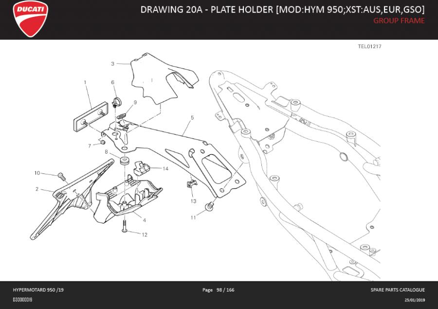 5DRAWING 20A - PLATE HOLDER [MOD:HYM 950;XST:AUS,EUR,GSO]; GROUP FRAMEhttps://images.simplepart.com/images/parts/ducati/fullsize/SPC_-_HYPERMOTARD_950_-_EN_-_MY19098.jpg