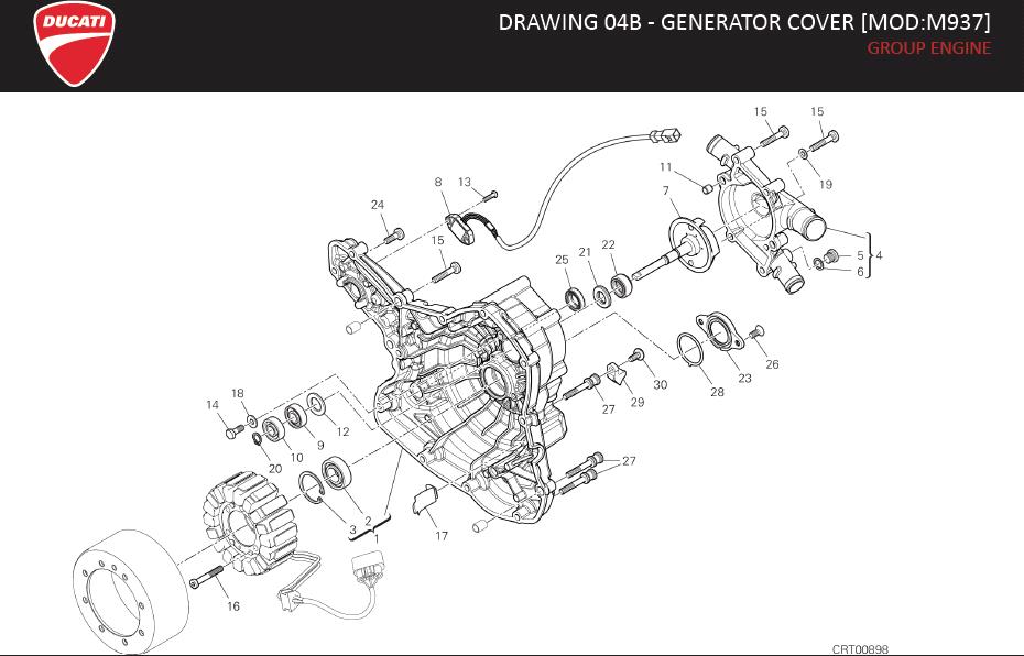 4DRAWING 04B - GENERATOR COVER [MOD:M937]; GROUP ENGINEhttps://images.simplepart.com/images/parts/ducati/fullsize/SPC_-_MONSTER_-_EN_-_MY22040.jpg