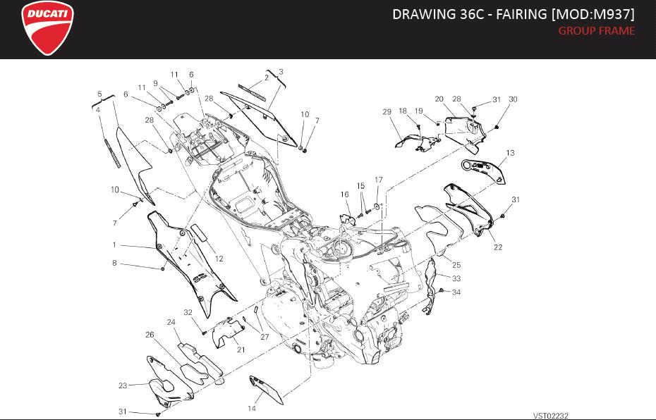 3DRAWING 36C - FAIRING [MOD:M937]; GROUP FRAMEhttps://images.simplepart.com/images/parts/ducati/fullsize/SPC_-_MONSTER_-_EN_-_MY22200.jpg