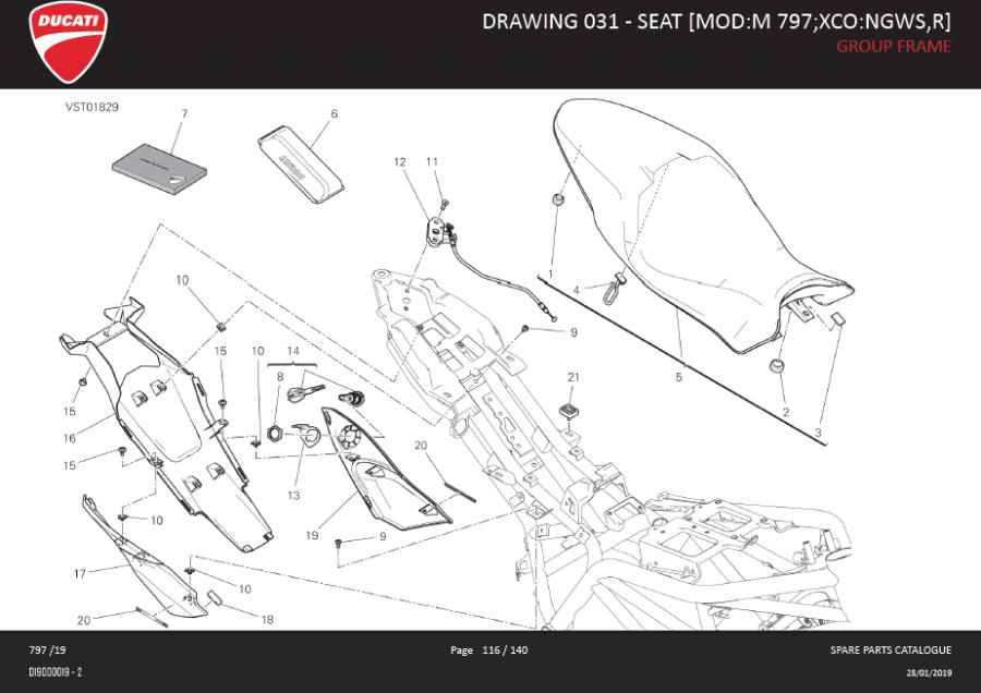 11DRAWING 031 - SEAT [MOD:M 797;XCO:NGWS,R]; GROUP FRAMEhttps://images.simplepart.com/images/parts/ducati/fullsize/SPC_-_MONSTER_797_-_EN_-_MY19116.jpg