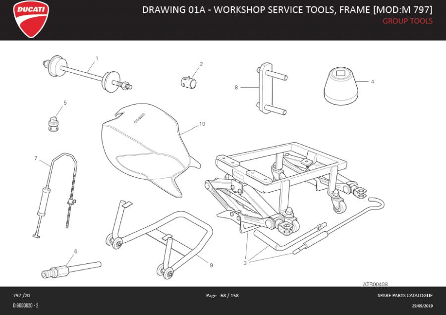 7DRAWING 01A - WORKSHOP SERVICE TOOLS, FRAME [MOD:M 797]; GROUP TOOLShttps://images.simplepart.com/images/parts/ducati/fullsize/SPC_-_MONSTER_797_-_EN_-_MY20068.jpg