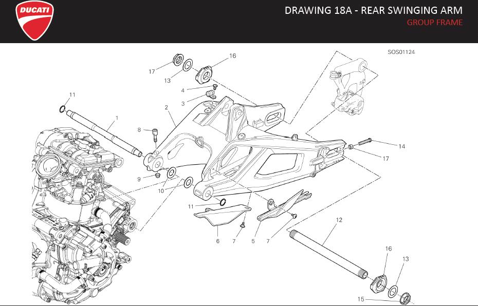 2DRAWING 18A - REAR SWINGING ARM; GROUP FRAMEhttps://images.simplepart.com/images/parts/ducati/fullsize/SPC_-_MONSTER_937_-_EN_-_MY23132.jpg