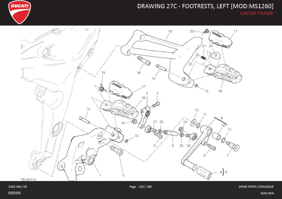 9DRAWING 27C - FOOTRESTS, LEFT [MOD:MS1260]; GROUP FRAMEhttps://images.simplepart.com/images/parts/ducati/fullsize/SPC_-_MULTISTRADA_1260_-_EN_-_MY19150.jpg