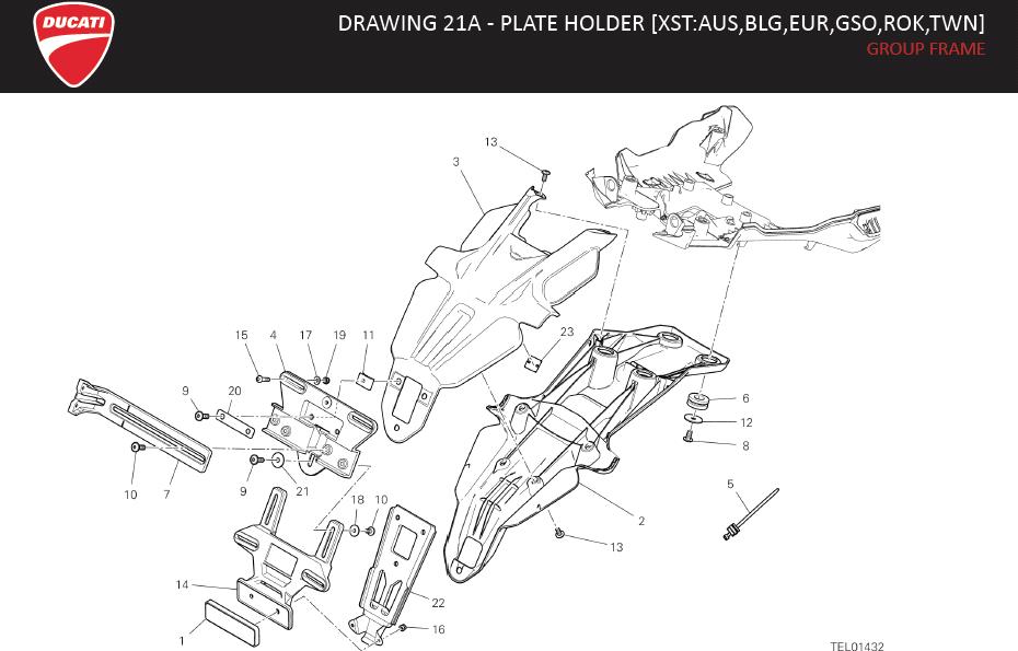 3DRAWING 21A - PLATE HOLDER [XST:AUS,BLG,EUR,GSO,ROK,TWN]; GROUP FRAMEhttps://images.simplepart.com/images/parts/ducati/fullsize/SPC_-_MULTISTRADA_V4_-_EN_-_MY22108.jpg