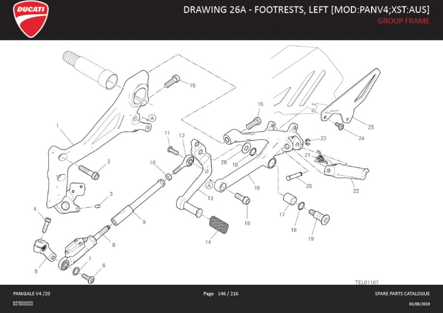 13DRAWING 26A - FOOTRESTS, LEFT [MOD:PANV4;XST:AUS]; GROUP FRAMEhttps://images.simplepart.com/images/parts/ducati/fullsize/SPC_-_PANIGALE_V4_-_EN_-_MY20146.jpg