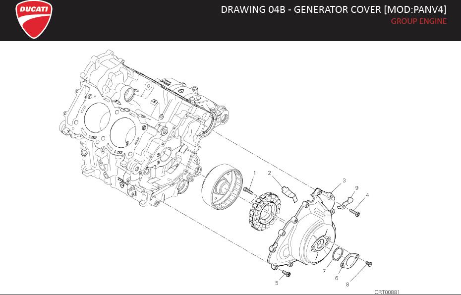 3DRAWING 04B - GENERATOR COVER [MOD:PANV4]; GROUP ENGINEhttps://images.simplepart.com/images/parts/ducati/fullsize/SPC_-_PANIGALE_V4_-_EN_-_MY21038.jpg