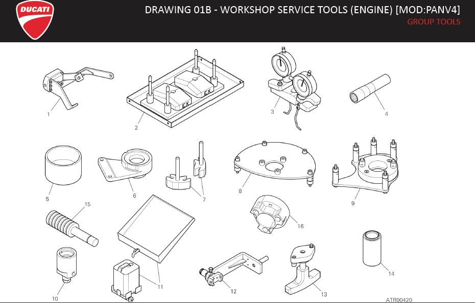 6DRAWING 01B - WORKSHOP SERVICE TOOLS (ENGINE) [MOD:PANV4]; GROUP TOOLShttps://images.simplepart.com/images/parts/ducati/fullsize/SPC_-_PANIGALE_V4_-_EN_-_MY21078.jpg