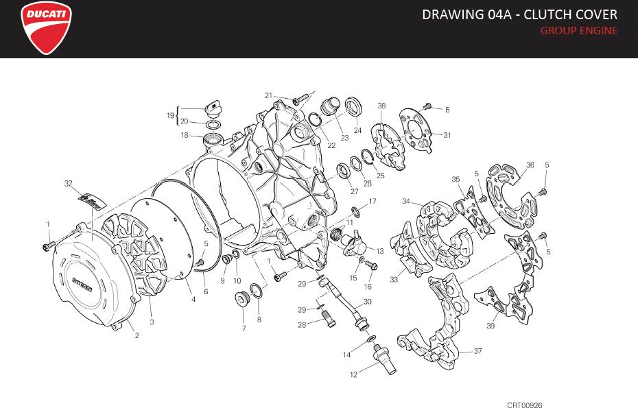 2DRAWING 04A - CLUTCH COVER; GROUP ENGINEhttps://images.simplepart.com/images/parts/ducati/fullsize/SPC_-_PANIGALE_V4_-_EN_-_MY22038.jpg