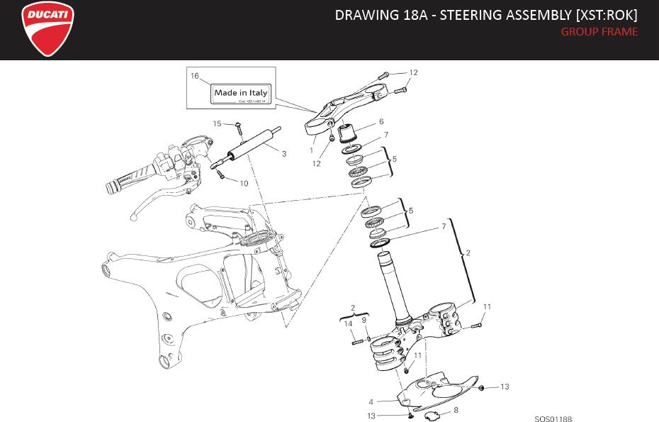 1DRAWING 18A - STEERING ASSEMBLY [XST:ROK]; GROUP FRAMEhttps://images.simplepart.com/images/parts/ducati/fullsize/SPC_-_PANIGALE_V4_-_EN_-_MY22116.jpg