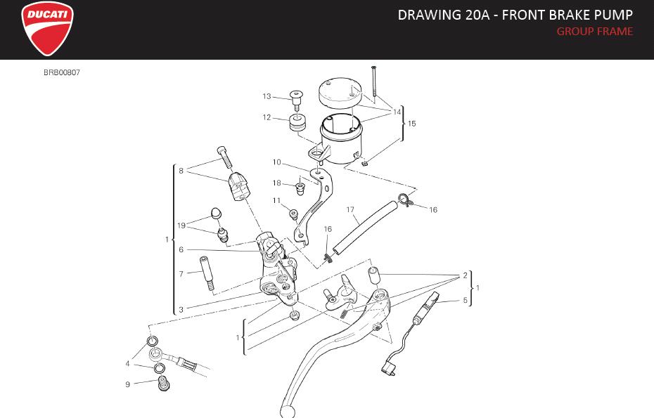 1DRAWING 20A - FRONT BRAKE PUMP; GROUP FRAMEhttps://images.simplepart.com/images/parts/ducati/fullsize/SPC_-_PANIGALE_V4_-_EN_-_MY22122.jpg