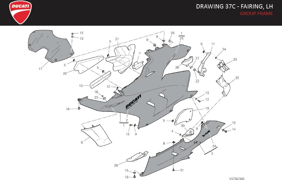 25DRAWING 37C - FAIRING, LH; GROUP FRAMEhttps://images.simplepart.com/images/parts/ducati/fullsize/SPC_-_PANIGALE_V4_-_EN_-_MY22194.jpg