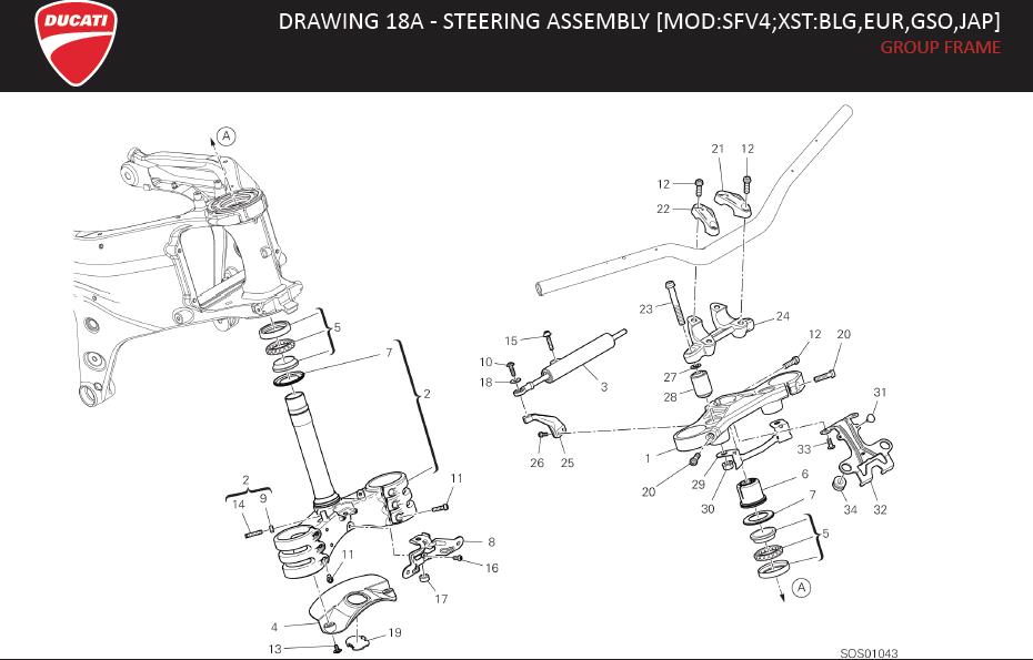 1DRAWING 18A - STEERING ASSEMBLY [MOD:SFV4;XST:BLG,EUR,GSO,JAP]; GROUP FRAMEhttps://images.simplepart.com/images/parts/ducati/fullsize/SPC_-_STREETFIGHTER_-_EN_-_MY21108.jpg