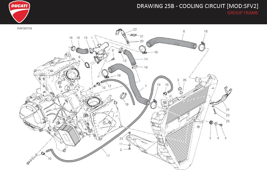 1DRAWING 25B - COOLING CIRCUIT [MOD:SFV2]; GROUP FRAMEhttps://images.simplepart.com/images/parts/ducati/fullsize/SPC_-_STREETFIGHTER_V2_-_EN_-_MY22132.jpg