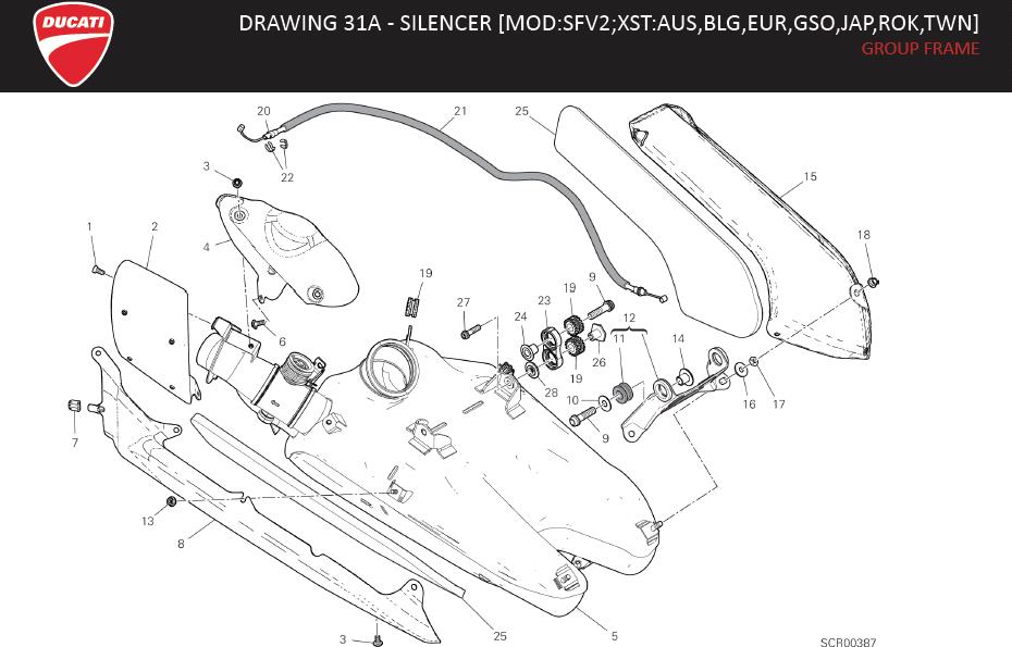 2DRAWING 31A - SILENCER [MOD:SFV2;XST:AUS,BLG,EUR,GSO,JAP,ROK,TWN]; GROUP FRAMEhttps://images.simplepart.com/images/parts/ducati/fullsize/SPC_-_STREETFIGHTER_V2_-_EN_-_MY22152.jpg