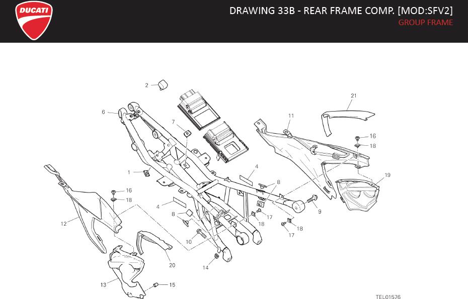 12DRAWING 33B - REAR FRAME COMP. [MOD:SFV2]; GROUP FRAMEhttps://images.simplepart.com/images/parts/ducati/fullsize/SPC_-_STREETFIGHTER_V2_-_EN_-_MY22162.jpg