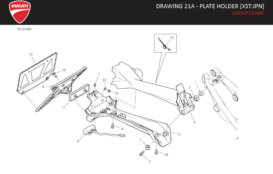 5DRAWING 21A - PLATE HOLDER [XST:JPN]; GROUP FRAMEhttps://images.simplepart.com/images/parts/ducati/fullsize/SPC_-_STREETFIGHTER_V2_-_EN_-_MY23134.jpg