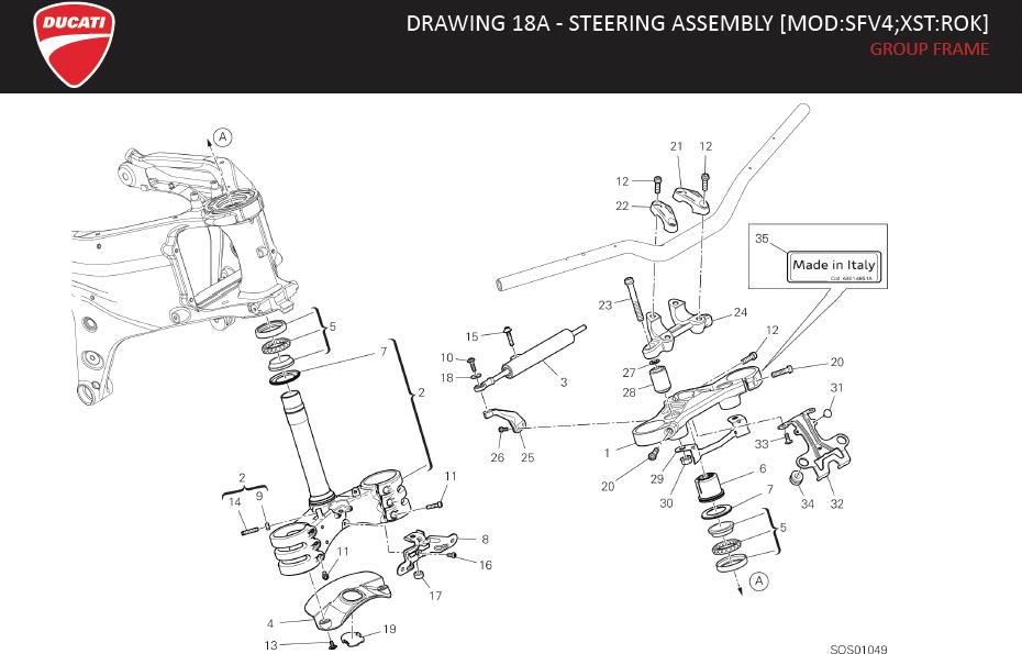 1DRAWING 18A - STEERING ASSEMBLY [MOD:SFV4;XST:ROK]; GROUP FRAMEhttps://images.simplepart.com/images/parts/ducati/fullsize/SPC_-_STREETFIGHTER_V4_-_EN_-_MY22110.jpg