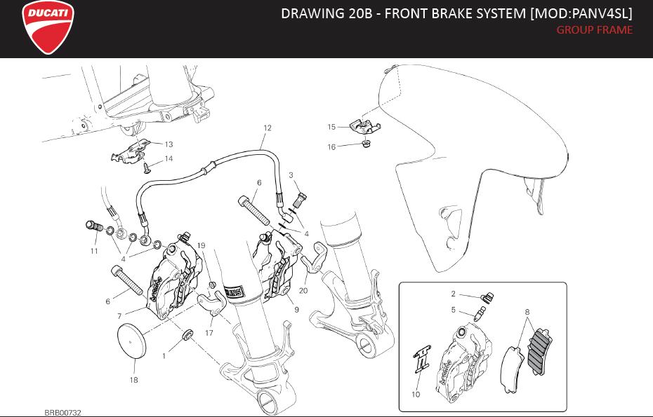 13DRAWING 20B - FRONT BRAKE SYSTEM [MOD:PANV4SL]; GROUP FRAMEhttps://images.simplepart.com/images/parts/ducati/fullsize/SPC_-_SUPERLEGGERA_V4_-_EN_-_MY21100.jpg