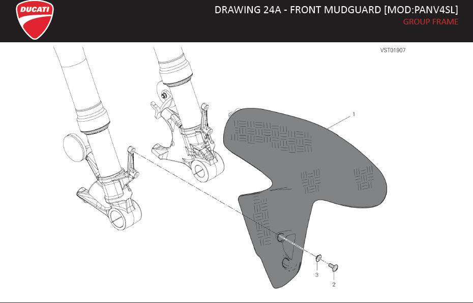 1DRAWING 24A - FRONT MUDGUARD [MOD:PANV4SL]; GROUP FRAMEhttps://images.simplepart.com/images/parts/ducati/fullsize/SPC_-_SUPERLEGGERA_V4_-_EN_-_MY21120.jpg