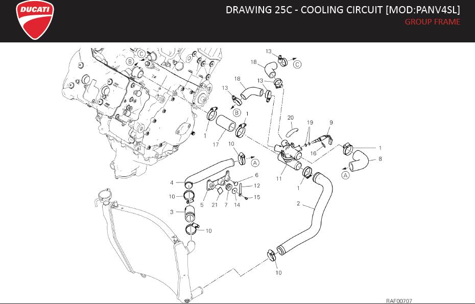 9DRAWING 25C - COOLING CIRCUIT [MOD:PANV4SL]; GROUP FRAMEhttps://images.simplepart.com/images/parts/ducati/fullsize/SPC_-_SUPERLEGGERA_V4_-_EN_-_MY21126.jpg