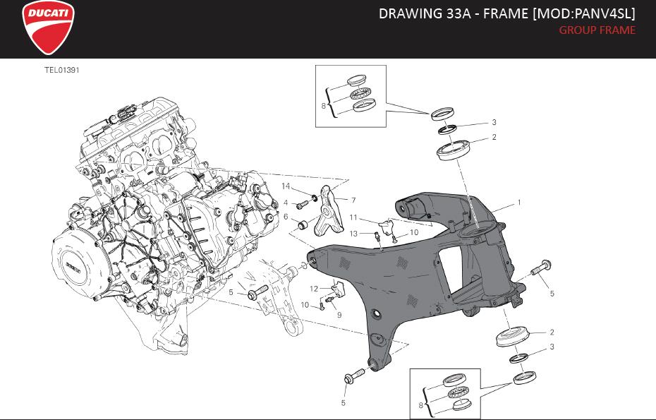 4DRAWING 33A - FRAME [MOD:PANV4SL]; GROUP FRAMEhttps://images.simplepart.com/images/parts/ducati/fullsize/SPC_-_SUPERLEGGERA_V4_-_EN_-_MY21148.jpg