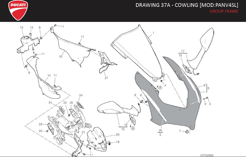 11DRAWING 37A - COWLING [MOD:PANV4SL]; GROUP FRAMEhttps://images.simplepart.com/images/parts/ducati/fullsize/SPC_-_SUPERLEGGERA_V4_-_EN_-_MY21164.jpg