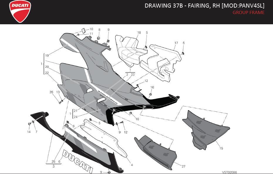 18DRAWING 37B - FAIRING, RH [MOD:PANV4SL]; GROUP FRAMEhttps://images.simplepart.com/images/parts/ducati/fullsize/SPC_-_SUPERLEGGERA_V4_-_EN_-_MY21166.jpg