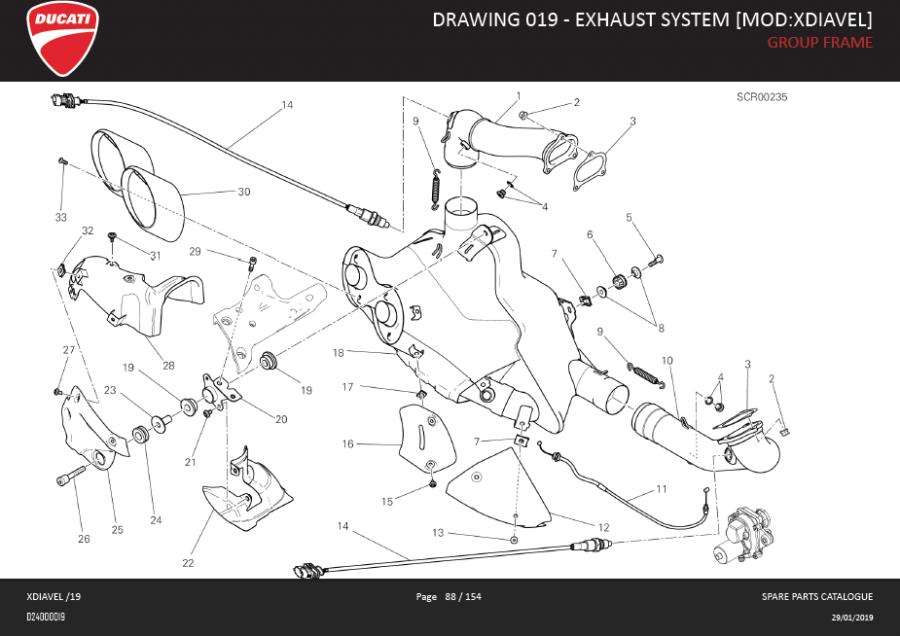 30DRAWING 019 - EXHAUST SYSTEM [MOD:XDIAVEL]; GROUP FRAMEhttps://images.simplepart.com/images/parts/ducati/fullsize/SPC_-_XDIAVEL_-_EN_-_MY19088.jpg