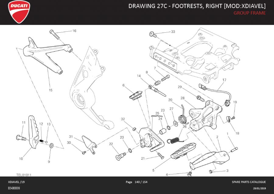 25DRAWING 27C - FOOTRESTS, RIGHT [MOD:XDIAVEL]; GROUP FRAMEhttps://images.simplepart.com/images/parts/ducati/fullsize/SPC_-_XDIAVEL_-_EN_-_MY19140.jpg