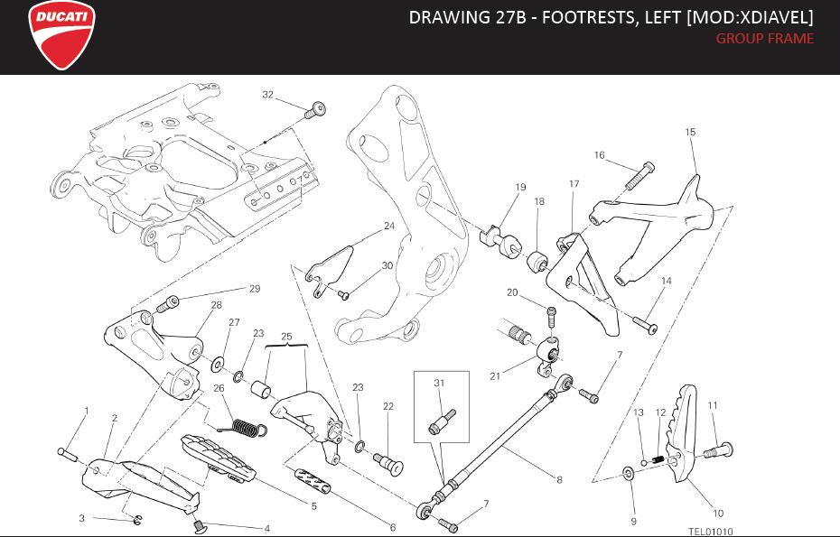 31DRAWING 27B - FOOTRESTS, LEFT [MOD:XDIAVEL]; GROUP FRAMEhttps://images.simplepart.com/images/parts/ducati/fullsize/SPC_-_XDIAVEL_-_EN_-_MY21152.jpg