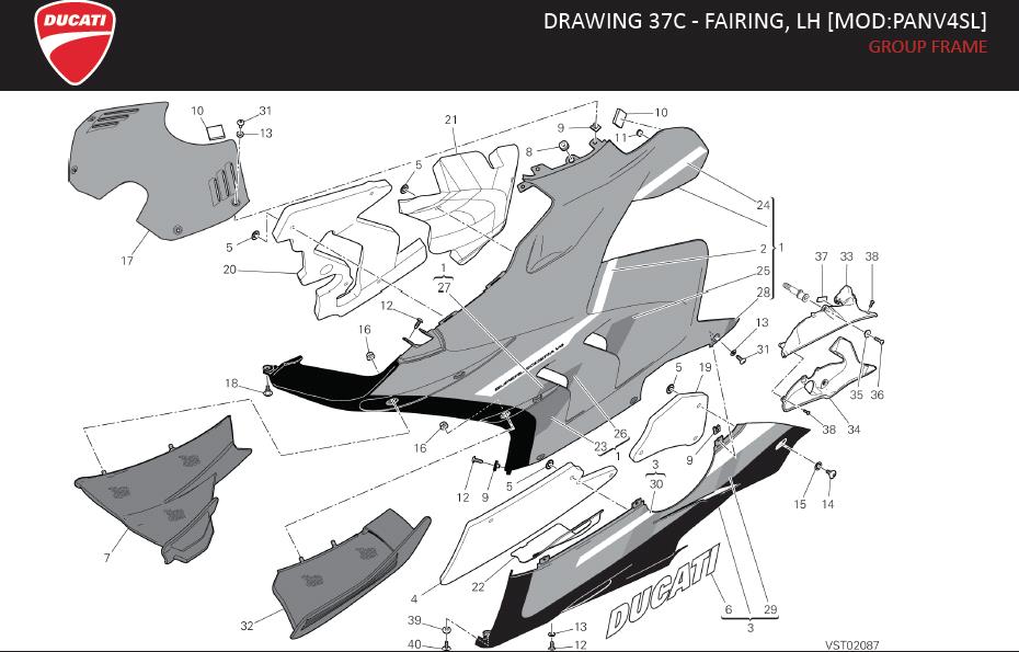 21DRAWING 37C - FAIRING, LH [MOD:PANV4SL]; GROUP FRAMEhttps://images.simplepart.com/images/parts/ducati/fullsize/SPC_SUPERLEGGERA_V4_EN_MY20184.jpg