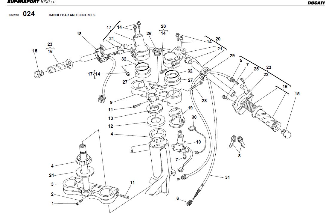 26HANDLEBAR AND CONTROLShttps://images.simplepart.com/images/parts/ducati/fullsize/SS1000DS_USA_2003056.jpg