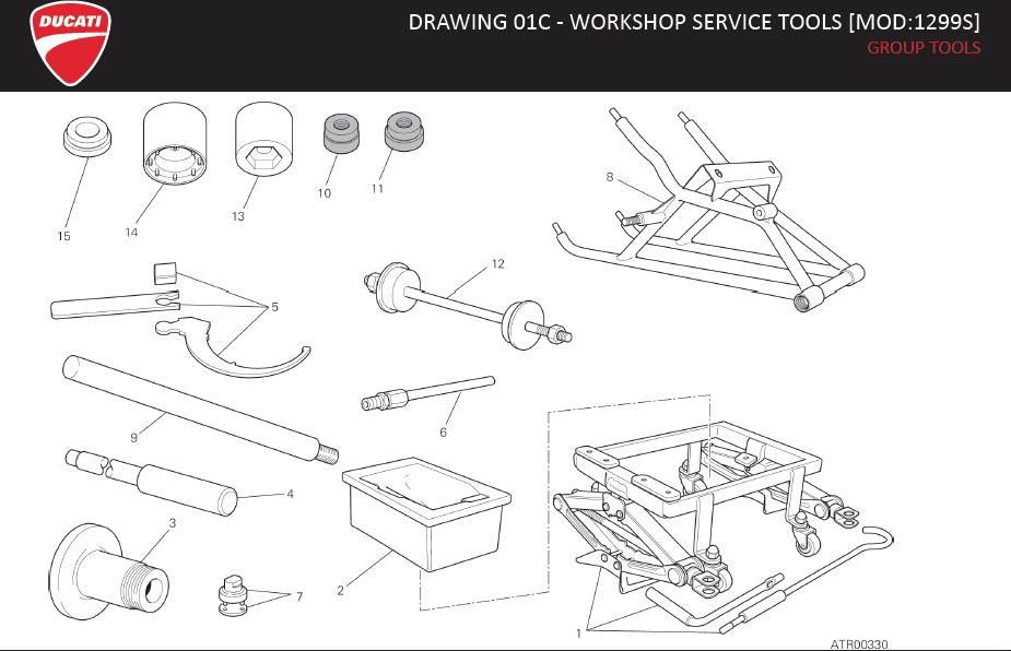 14DRAWING 01C - WORKSHOP SERVICE TOOLS [MOD:1299S]; GROUP TOOLShttps://images.simplepart.com/images/parts/ducati/fullsize/SUPERBIKE1299S_EN_US_MY17076.jpg