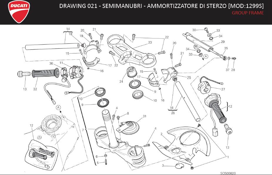 35DRAWING 021 - SEMIMANUBRI - AMMORTIZZATORE DI STERZO [MOD:1299S]; GROUP FRAMEhttps://images.simplepart.com/images/parts/ducati/fullsize/SUPERBIKE1299S_EN_US_MY17096.jpg