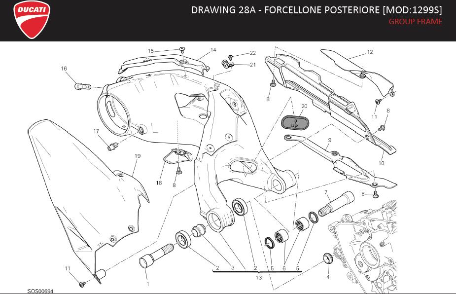 16DRAWING 28A - FORCELLONE POSTERIORE [MOD:1299S]; GROUP FRAMEhttps://images.simplepart.com/images/parts/ducati/fullsize/SUPERBIKE1299S_EN_US_MY17144.jpg