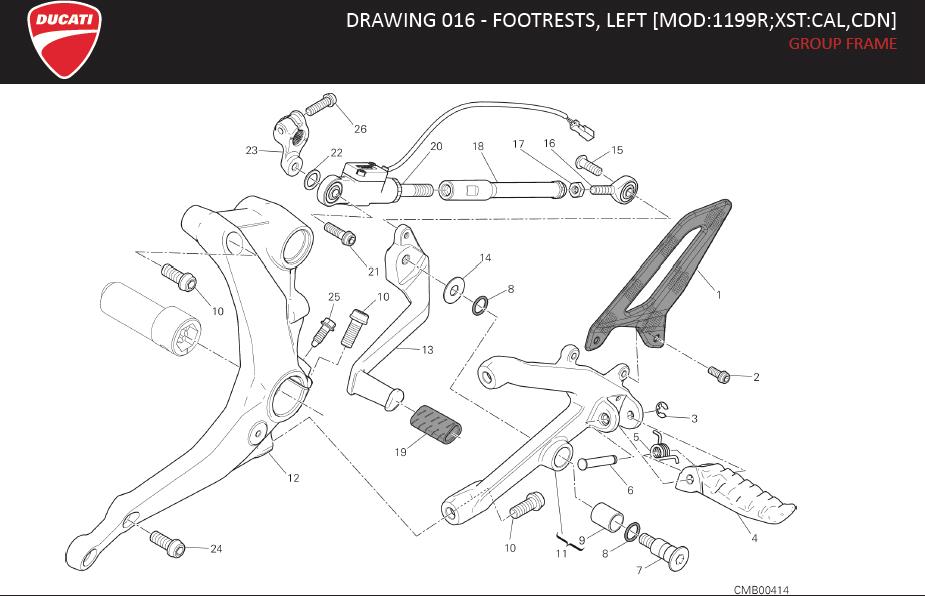 11DRAWING 016 - FOOTRESTS, LEFT [MOD:1199R;XST:CAL,CDN]; GROUP FRAMEhttps://images.simplepart.com/images/parts/ducati/fullsize/SUPERBIKE_1199R_PANIGALE_USA_EN_MY14078.jpg