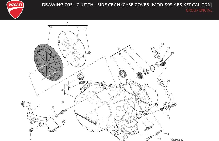 2DRAWING 005 - CLUTCH - SIDE CRANKCASE COVER [MOD:899 ABS;XST:CAL,CDN]; GROUP ENGINEhttps://images.simplepart.com/images/parts/ducati/fullsize/SUPERBIKE_899_USA_EN_MY14022.jpg