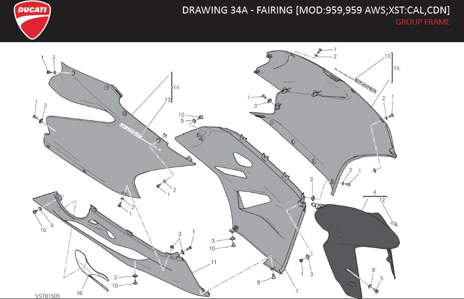 DRAWING 34A - FAIRING [MOD:959,959 AWS;XST:CAL,CDN]; GROUP FRAMEhttps://images.simplepart.com/images/parts/ducati/fullsize/SUPERBIKE_959_MY16_USA_EN140.jpg