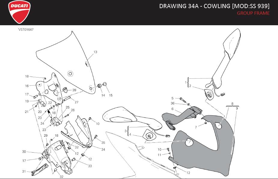 30DRAWING 34A - COWLING [MOD:SS 939]; GROUP FRAMEhttps://images.simplepart.com/images/parts/ducati/fullsize/SUPERSPORT_EN_US_MY17136.jpg