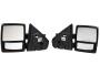 View Trailer Tow Mirrors - Telescoping w/Black Skull Caps, Heated, Puddle,Signal, Less Memory Full-Sized Product Image