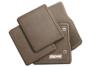 View Floor Mats - Carpeted, 4-Piece Set, Med. Light Stone, With Vehicle Logo Full-Sized Product Image 1 of 4