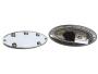 View Exterior Trim - Ford Oval Emblem, Smoke Chrome and Black Oval w/o Camera Provision Full-Sized Product Image