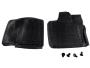 View Floor Liner - Tray Style, Black, 2-Piece Set, Front Only, For Regular Cab with Vinyl Flooring Full-Sized Product Image