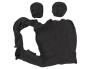 View Seat Covers, Protective Seat Covers by Covercraft - Rear Row, 60/40, w/Armrest, For SuperCrew, Charcoal Full-Sized Product Image